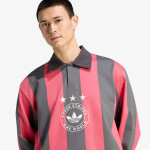 Tričko adidas Graphic Long Sleeve Polo Shirt Utility Black/ Cream White S