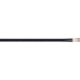 Kash 70I112 opletenie / lanko LiY-Z 2 x 1.50 mm² čierna 30 m; 70I112