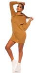 Sexy KouCla XXL knit minidress with hoodie Einheitsgroesse