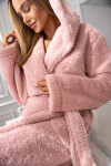 L&L 2559 Liv S-XL dámsky župan pudrově růžová S