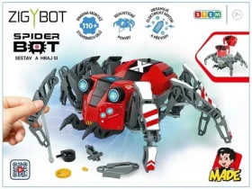 MaDe 15708 - Zigybot Robot Spider, stavebnica, 110 dielikov