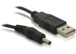 DeLock Napájací kábel z USB DC jack 3,5 mm čierna / kábel 1.5 m (82377)