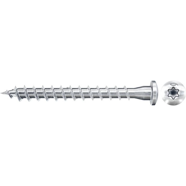 Fischer 652881 skrutka zo zápustnou hlavou 5 mm 50 mm ITX glavanizované zinkom 200 ks; 652881