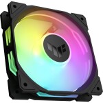 Asus TUF GAMING TR120 ARGB Reverse (3ks) čierna / 120mm / Hydraulic bearing / 2000 RPM / 76.3 CFM / 29 dB (90DA00D0-B09020)