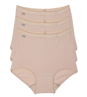 Dámske nohavičky Basic Maxi Beige 3 Pack - Sloggi Béžová M