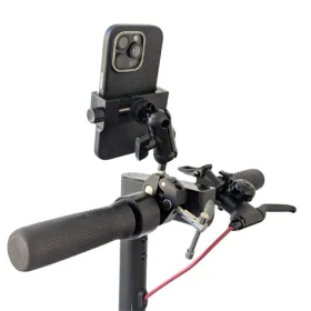 Eljet TitanFlex Pro čierna / Držiak telefónu na bicykel / Nosnosť 2 kg / Riadidlá 1-4 cm / Nastaviteľný uhol
