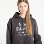 Mikina New Balance Linear Heritage Fleece Hoodie Faded Black S