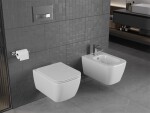 MEXEN/S - Stella Závesná WC misa vrátane sedátka s slow-slim, duroplast, biela 30680900