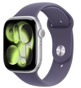 Apple Apple Watch Series 11 OLED 46 mm Cyfrowy 416 x 496 px Ekran dotykowy strieborný Wi-Fi GPS