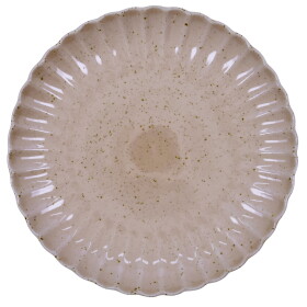 House Doctor Obedový tanier Scallop Rose Ø 26 cm