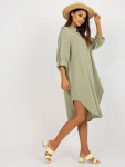 Dámske košeľové šaty TW SK BE 199D.85P pistáciové - FPrice L/XL