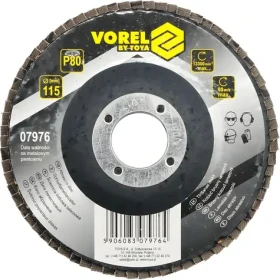 Vorel Lamelový brúsny kotúč P40 / Brúsny kotúč / Priemer 115 mm (TO-07974)