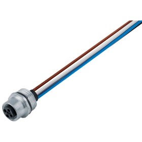 Weidmüller SAIE-M12B-4-T-0.2U-M16 upravený zástrčkový konektor pre senzory - aktory, 1467960000, 1 ks; 1467960000