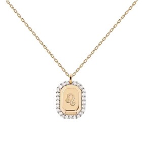 PDPAOLA Originálny pozlátený náhrdelník Lev LEO CO01-572-U (retiazka, prívesok)