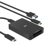 Silicon Power CreatePro BS10 čierna / Čítačka pamäťových kariet / CFexpress B / SD 4.0 / USB-C 10 Gb/s (SPU3CCSREDBS100K)