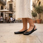 Groundies Arc Black dámske barefoot baleríny 42 EUR