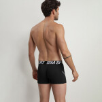 Pánske športové boxerky 3 ks DIM SPORT COTTON STRETCH BOXER 3x - DIM SPORT - čierna M