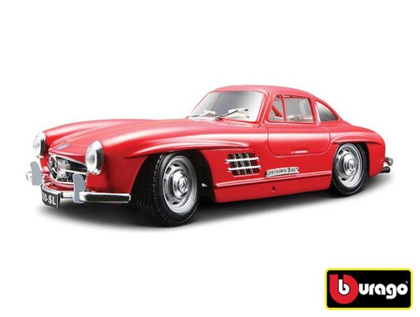 Bburago 1:24 Mercedes Benz 300SL Red, Bburago, W007328