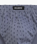 Nohavičky Atlantic 3MP-177 A'3 M-XL TMAVĚ MODROŠEDÁ L