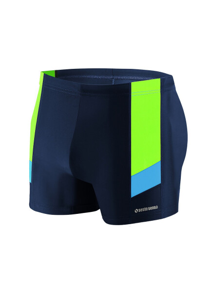 Pánské plavky boxerky model 18564888 Maxi 3XL4XL grafit 4XL - Sesto Senso