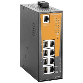 Weidmüller IE-SW-AL08M-8GTPOE priemyselný ethernetový switch 10 / 100 / 1000 MBit/s funkcia PoE; 2682420000