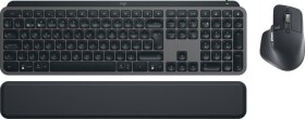 Logitech Logitech MX Keys S Combo klawiatura Dołączona myszka Biuro RF Wireless + Bluetooth Portugalski Grafitový