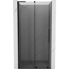 MEXEN/S - Velar L posuvné sprchové dvere 120, grafit, čierna 871-120-003-41-70