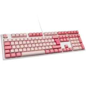 Ducky One 3 Cherry MX-Ergo-Clear ružová / herná klávesnica / mechanická / drôtová USB-C / DE (DKON2108-EDEPDGOWWPC1)