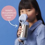 B.box Termoska na pitie so slamkou 350 ml béžová - Latte EUR