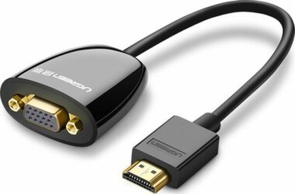 Ugreen Kábel HDMI (M) - VGA (F) čierna (6957303842537)