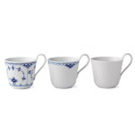 Royal Copenhagen Porcelánové hrnčeky Gifts With History 330 ml – set 3 ks