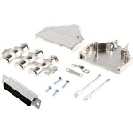 MH Connectors MHDM25-HD44MS-K sada D-SUB zásuvková lišta 180 ° Pólov: 25 spájkovaný 1 ks; MHDM25-HD44MS-K