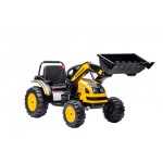 Mamido Detský elektrický traktor s lopatou žltý