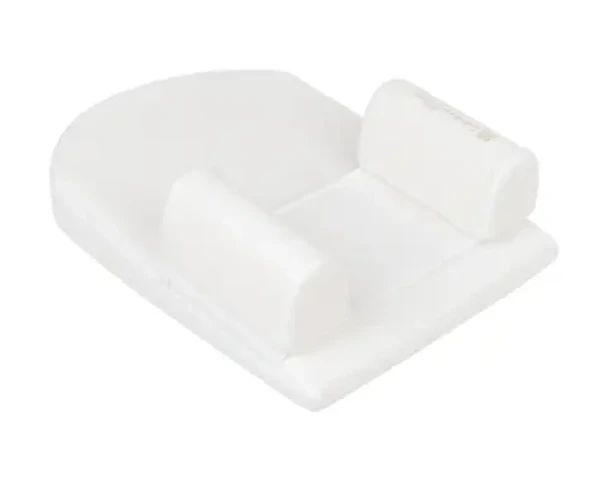 KikkaBoo Polohovacia podložka z pamäťovej peny klinová Airknit White / od 0 mesiacov (31106010134KB)