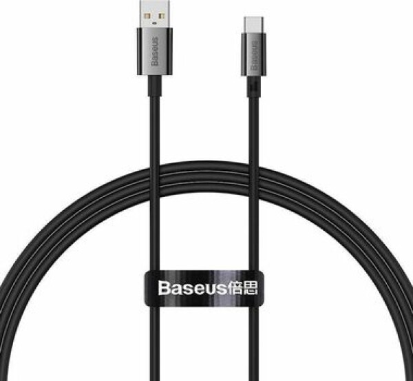 Baseus P10320102114-00 Kábel USB-A (M) - USB-C (M) 1 m čierna / 100W (P10320102114-00)