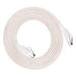 Extralink biela / Patch kábel / Cat.8 U/FTP / plochý / 3 m / 40 Gbit/s