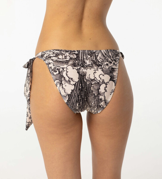 Aloha From Deer Fifth Seal Bikini Bows Bottom WBBB AFD436 Grey