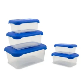 Belli e Forti FRIGOBELLA / Sada dóz na potraviny / 5 ks / 0,5-5,25 l / plast