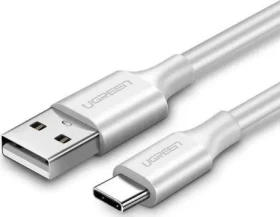 Ugreen Kábel USB-A (M) - USB-C (M) 0.25 m biela / QC3.0 (60119)