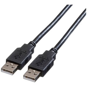 Roline USB kábel USB 2.0 USB-A zástrčka, USB-A zástrčka 4.50 m čierna tienený 11.02.8945; 11.02.8945