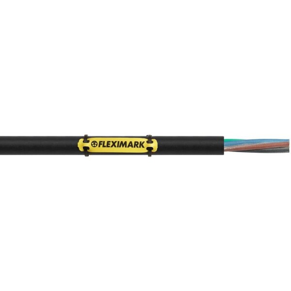 LAPP 83260194 FLEXIMARK® Kabeletikett PUR 60-10 WH etikety pre termotransferovou tlačiareň 1000 ks; 83260194