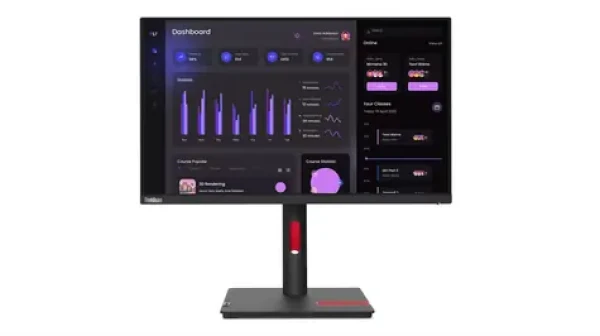23.8 Lenovo ThinkVision T24i-30 čierna / IPS / 1920x1080 / 4ms / 1000:1 / 250cd-m2 / DP+HDMI+VGA / Pivot / VESA (63CFMATXEU)