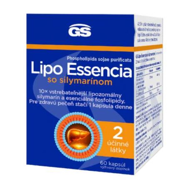 GS Lipo essencia so silymarínom 60 kapsúl