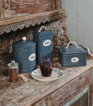 Strömshaga Kameninový tanier Viola Leaf Blue 18 cm