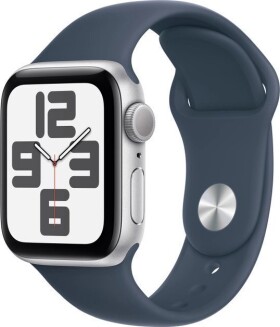 Apple Watch SE GPS + Cellular 40mm Silver Alu Sport S/M Modrý (MXGF3QF/A)