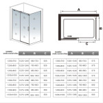 H K - Sprchovací kút DIAMOND 150x80 L/P variant vrátane sprchovej vaničky z liateho mramoru SE-DIAMOND15080/SE-THOR-15080