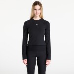 Tričko Nike Sportswear Chill Knit Women's Tight Long-Sleeve Ribbed Top Black/ Sail XS