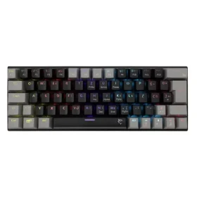 White Shark GK-002121V2 WAKIZASHI 2 čierno-šedá / herná mechanická klávesnica / US layout / modré spínače / USB / LED (WAKIZASHI-2-US-B-G-B)