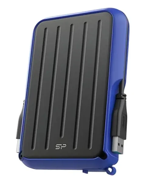 Silicon Power A66 4TB modrá / Externý HDD / 2.5" / USB 3.2 Gen 1 (SP040TBPHD66LS3B)