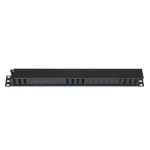 Eurocase GA-27 / Vyväzovací panel 19" / 1U / 6x plastová úchytka (RGA-27)